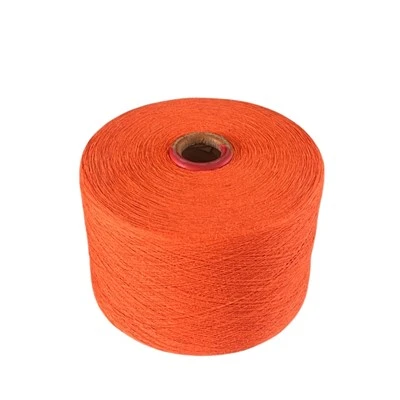 Ne 8/1 Orange Återvunnet bomullsgarn